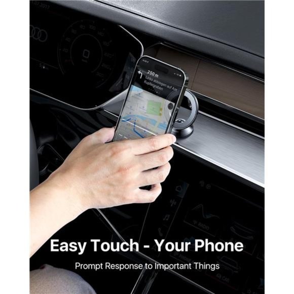Magnetic Phone Holder for Car [All-Metal for MagSafe Car Mount - Picture 5 of 6
